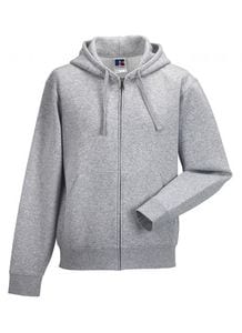 Russell R-266M-0 - Authentic Zip Hoodie Sweatshirt Light Oxford