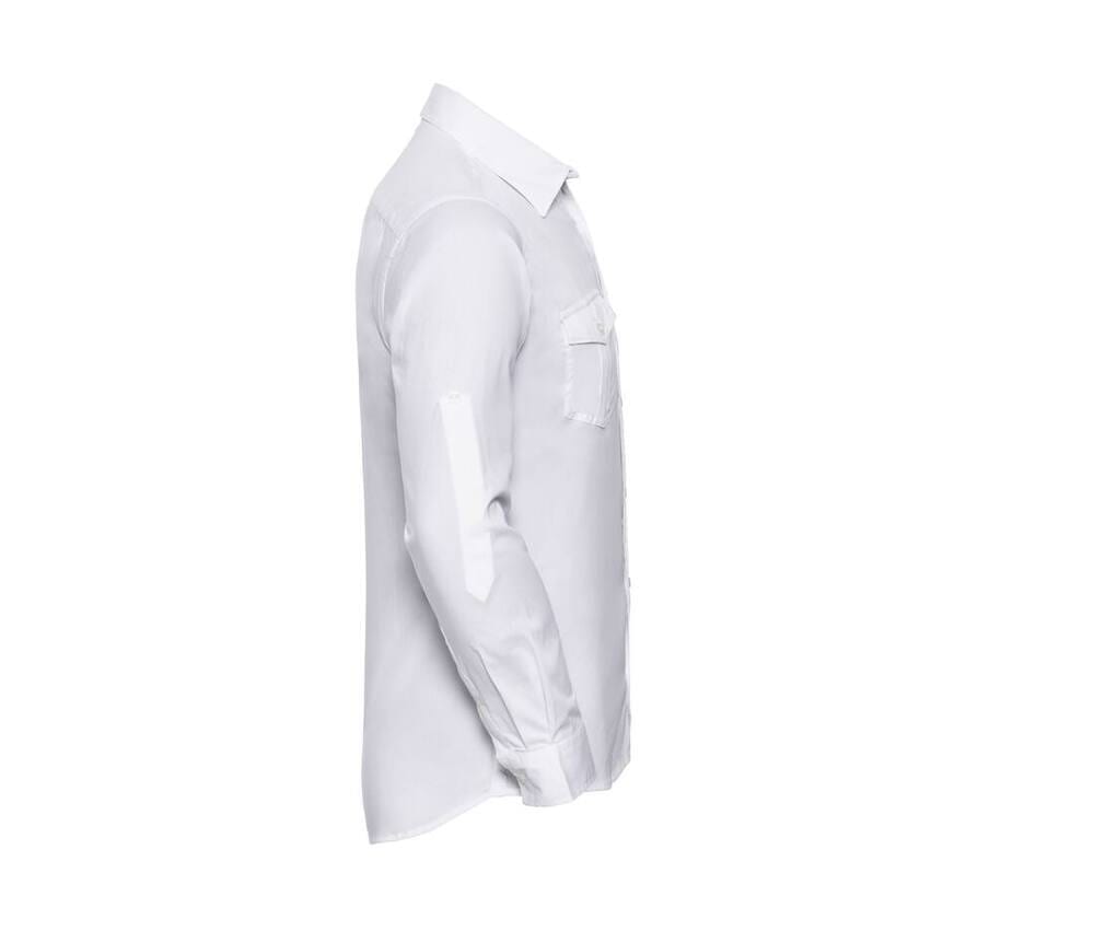 Russell Collection R-918M-0 - Men`s Roll Sleeve Shirt LS