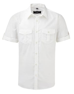 Russell Collection R-919M-0 - Men`s Roll Sleeve Shirt