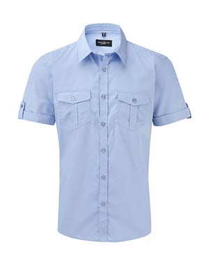 Russell Collection R-919M-0 - Men`s Roll Sleeve Shirt