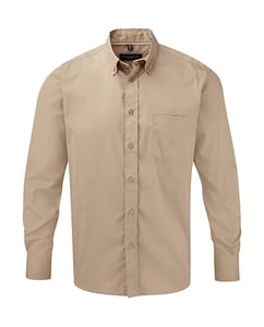 Russell Collection R-916M-0 - Klassisches Twill Hemd Langarm