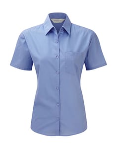 Russell Collection R-935F-0 - Popelin Bluse Corporate Blue