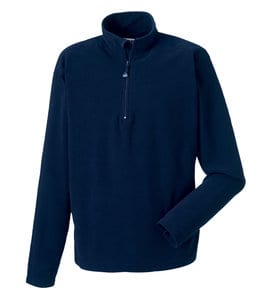 Russell R-881M-0 - 1/4 Zip Micro Fleece French Navy