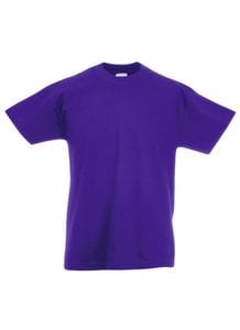Fruit of the Loom 61-033-0 - Kinder Valueweight T-Shirt Purple