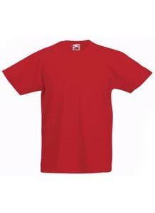 Fruit of the Loom 61-033-0 - Kinder Valueweight T-Shirt Rot