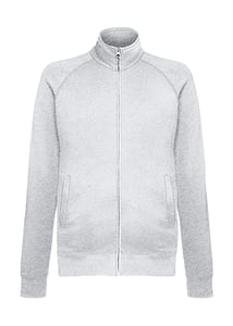 Fruit of the Loom 62-160-0 - Lightweight Sweat Jacket Heather Grey