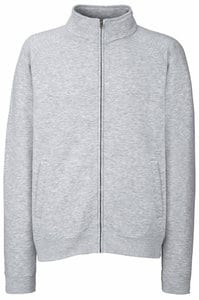 Fruit of the Loom 62-230-0 - Sweatjacke Heather Grey