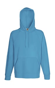 Fruit of the Loom 62-140-0 - Leichter Sweatshirt Hoodie Azure Blue