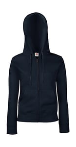 Fruit of the Loom 62-118-0 - Damen Hooded Sweatjacke Deep Navy