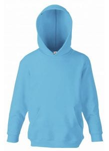 Fruit of the Loom 62-043-0 - Hooded Sweatshirt Azure Blue
