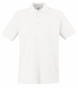 Fruit of the Loom 63-218-0 - Premium Poloshirt Weiß