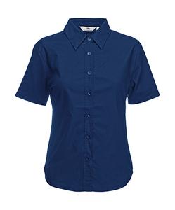 Fruit of the Loom 65-000-0 - Oxford Bluse Navy