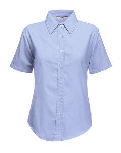 Fruit of the Loom 65-000-0 - Oxford Bluse Oxford Blue