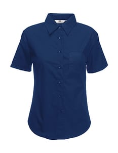 Fruit of the Loom 65-014-0 - Popelin Bluse Navy