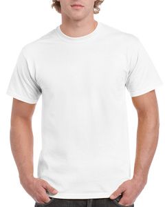 Gildan 2000 - Herren Baumwoll T-Shirt Ultra Weiß