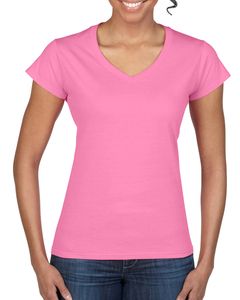 Gildan 64V00L - Softstyle® V-Ausschnitt T-Shirt Damen Azalee