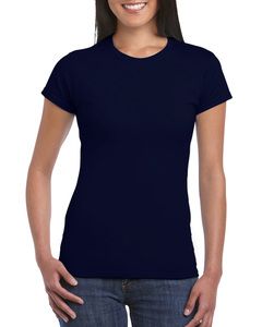 Gildan 64000L - Softstyle® Tailliertes Kurzarm-T-Shirt Damen Navy