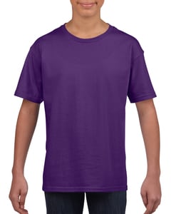 Gildan 64000B - Kids` Ring Spun T-Shirt Purple