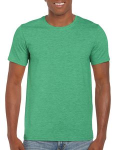 Gildan 64000 - Softstyle® Baumwoll-T-Shirt Herren Heather Irish Green