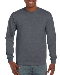 Gildan 2400 - Langarm T-Shirt Ultra Herren Dark Heather