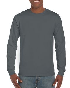 Gildan 2400 - Langarm T-Shirt Ultra Herren Holzkohle