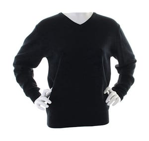 Kustom Kit KK353 - Ladies` Arundel V-Neck Sweater Schwarz