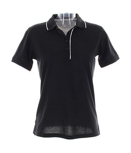 Kustom Kit KK748 - Ladies` Essential Polo Shirt Schwarz / Weiß
