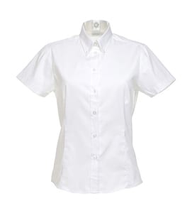 Kustom Kit KK701 - Ladies Corporate Oxford Bluse Weiß