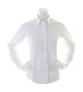 Kustom Kit KK388 - Ladies` City Business Shirt LS Weiß