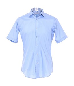 Kustom Kit KK191 - Slim Fit Business Shirt Light Blue