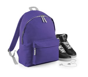 Bag Base BG125J - Moderner Rucksack für Kinder Purple/Light Grey