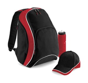 Bag Base BG571 - Teamwear Rucksack Black/Classic Red/White
