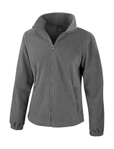 Result Core R220F - Womens Fashion Fit Outdoor Fleece Pure Grey