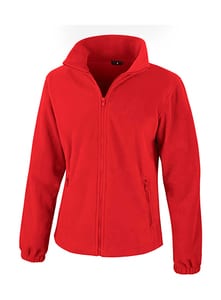 Result Core R220F - Womens Fashion Fit Outdoor Fleece Flame Red