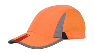 Result Headwear RC086X - Spiro Sport Cap Orange/Black