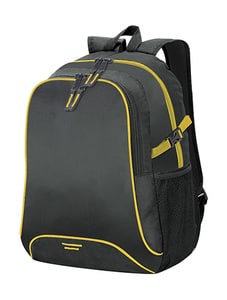 Shugon Osaka 7677 - Basic Backpack Black/Yellow