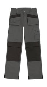 B&C Pro Performance Pro - Advanced Workwear Trousers -BUC51 Steel Grey/Black