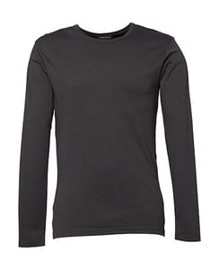 Tee Jays 530 - Mens LS Interlock T-Shirt Dunkelgrau