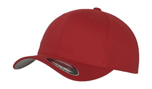 Flexfit 6277 - Fitted Baseball Cap Rot