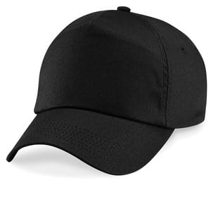 Beechfield B10 - Original 5-Panel Cap Schwarz