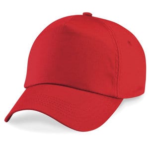 Beechfield B10 - Original 5-Panel Cap Bright Red