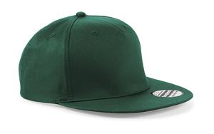 Beechfield B610 - 5-Panel Snapback Rapper Cap Bottle Green