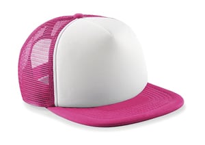 Beechfield B645 - Vintage Snapback Trucker Fuchsia/white