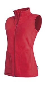 Active by Stedman ST5110 - Active Fleece Vest Women Scarlet Red