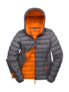 Result Urban R194F - Ladies` Snow Bird Hooded Jacket Grey/Orange