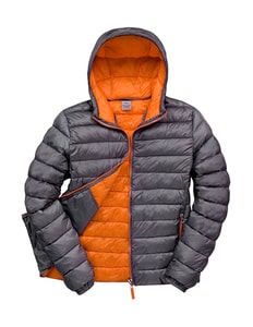 Result Urban R194M - Snow Bird Hooded Jacket Grey/Orange