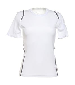 Kustom Kit KK966 - Gamegear® Cooltex® Ladies` T-Shirt White/Grey