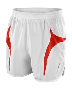 Result S183X - Spiro Micro Lite Running Shorts Weiß / Rot