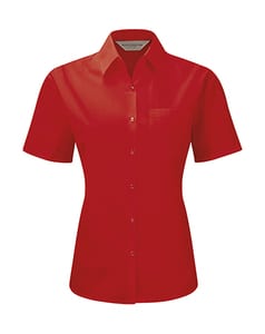 Russell Collection R-935F-0 - Popelin Bluse Classic Red