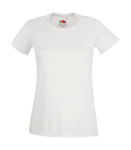 Fruit of the Loom 61-392-0 - Lady-Fit Performance T Weiß